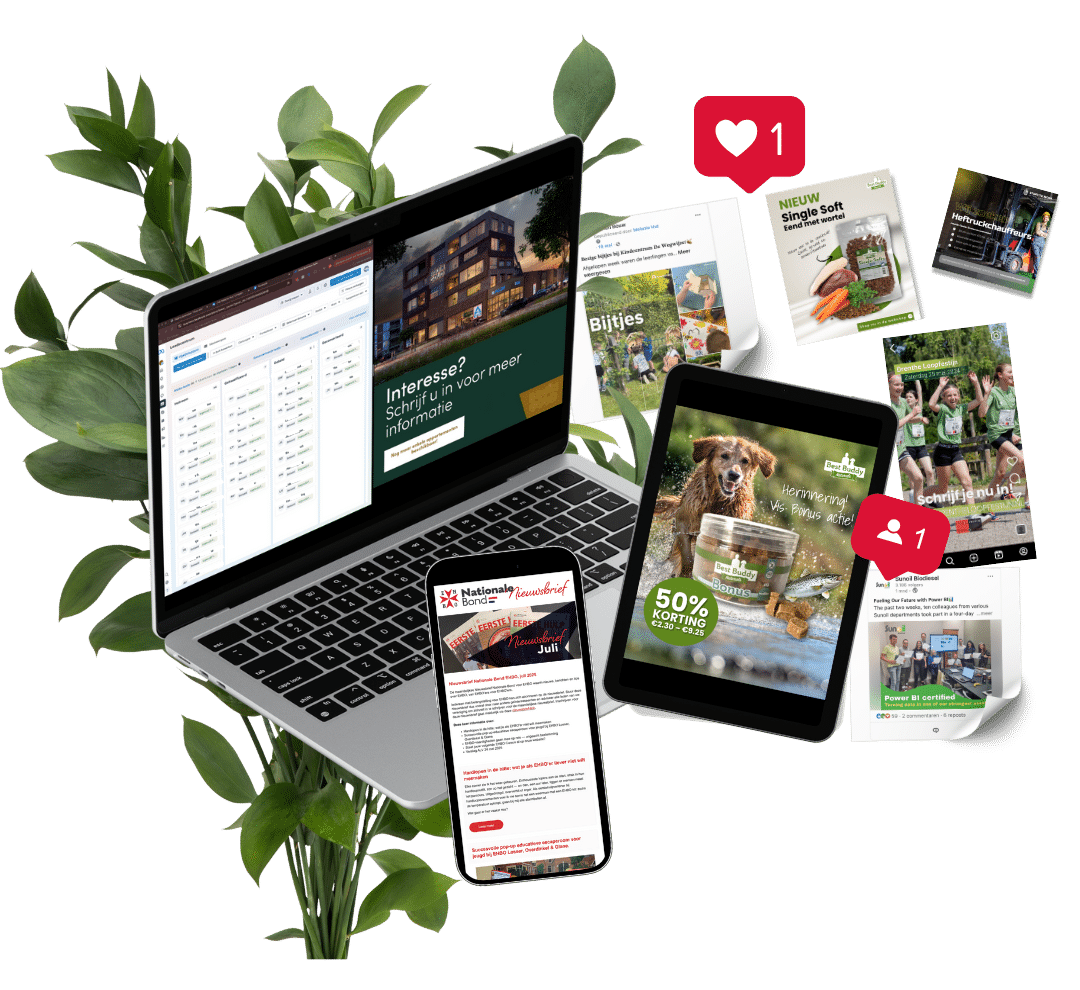 Online marketing creaties We'R Media