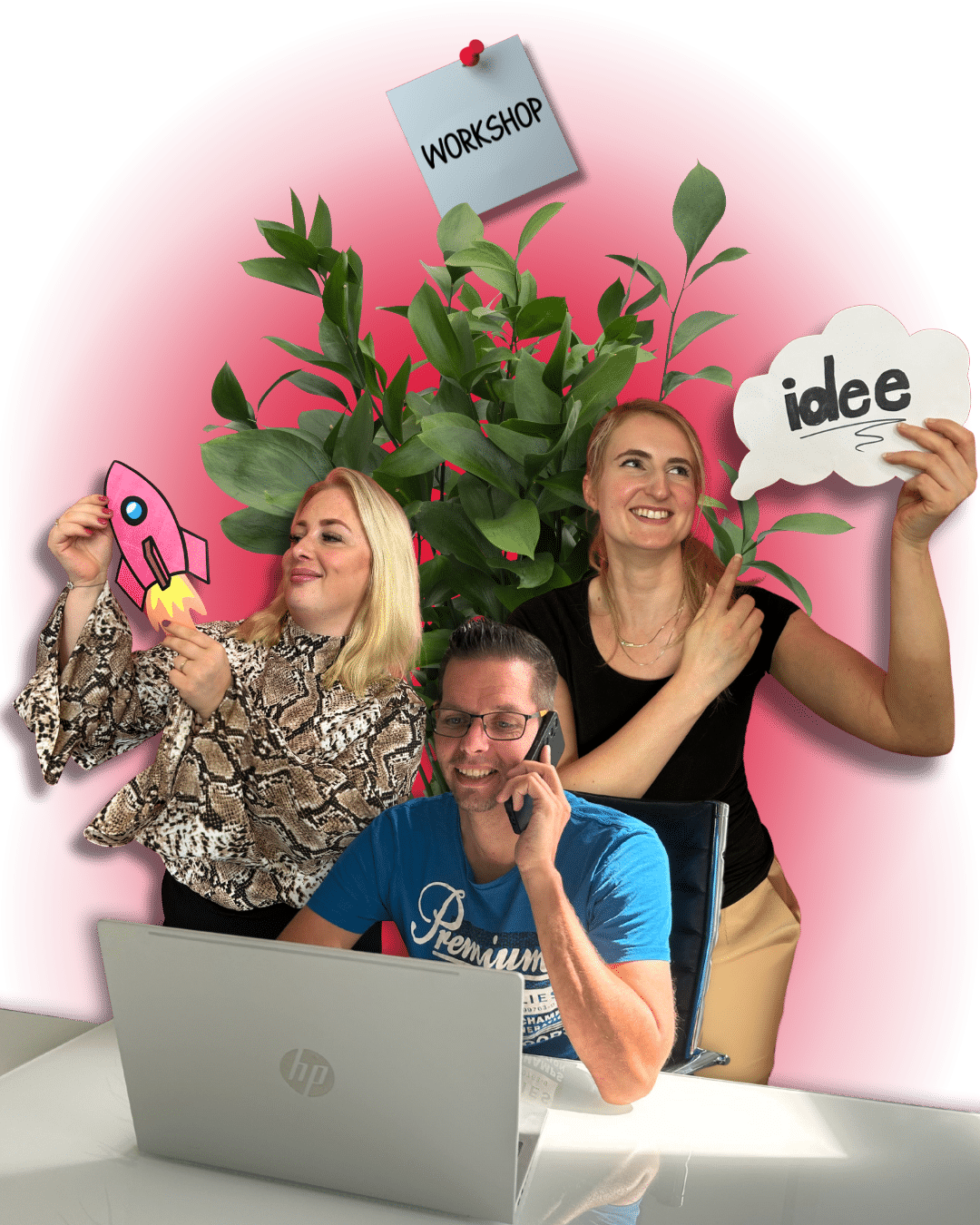 Workshops en brainstormsessies met specialisten bij We'R Media