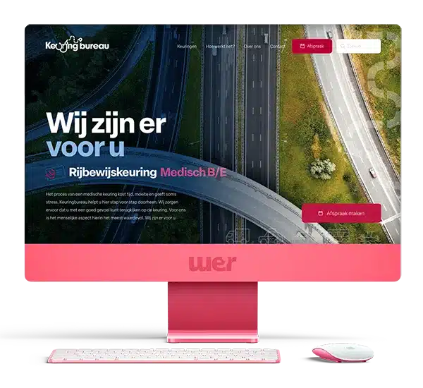 Case Keuring Bureau ontwikkeling website