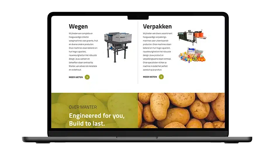 Case Manter preview website