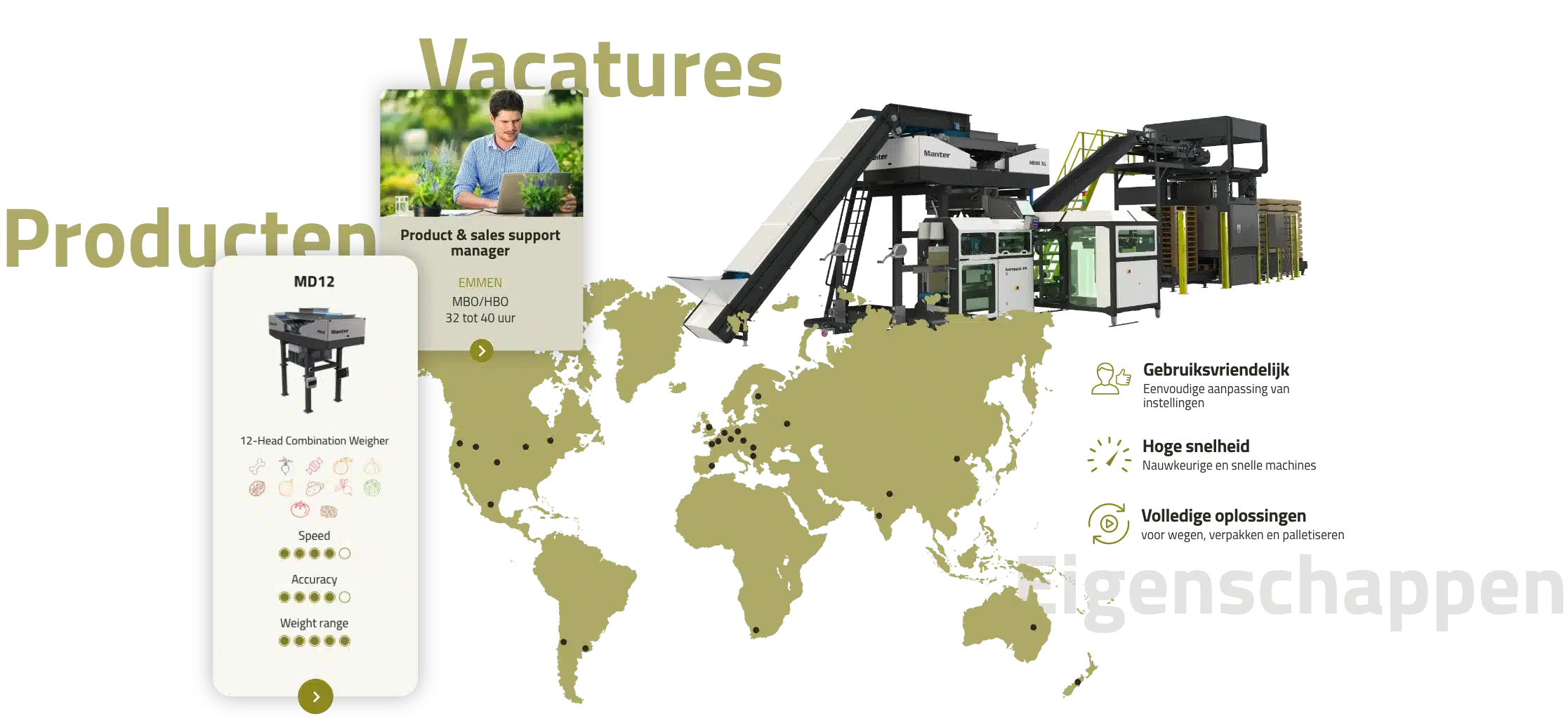 Case Manter ontwerp website