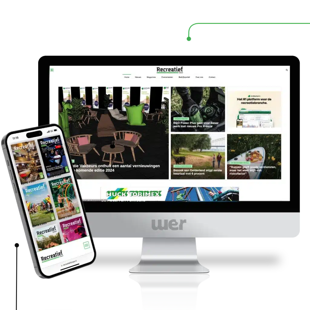 Case Recreatief Totaal ontwikkeling website