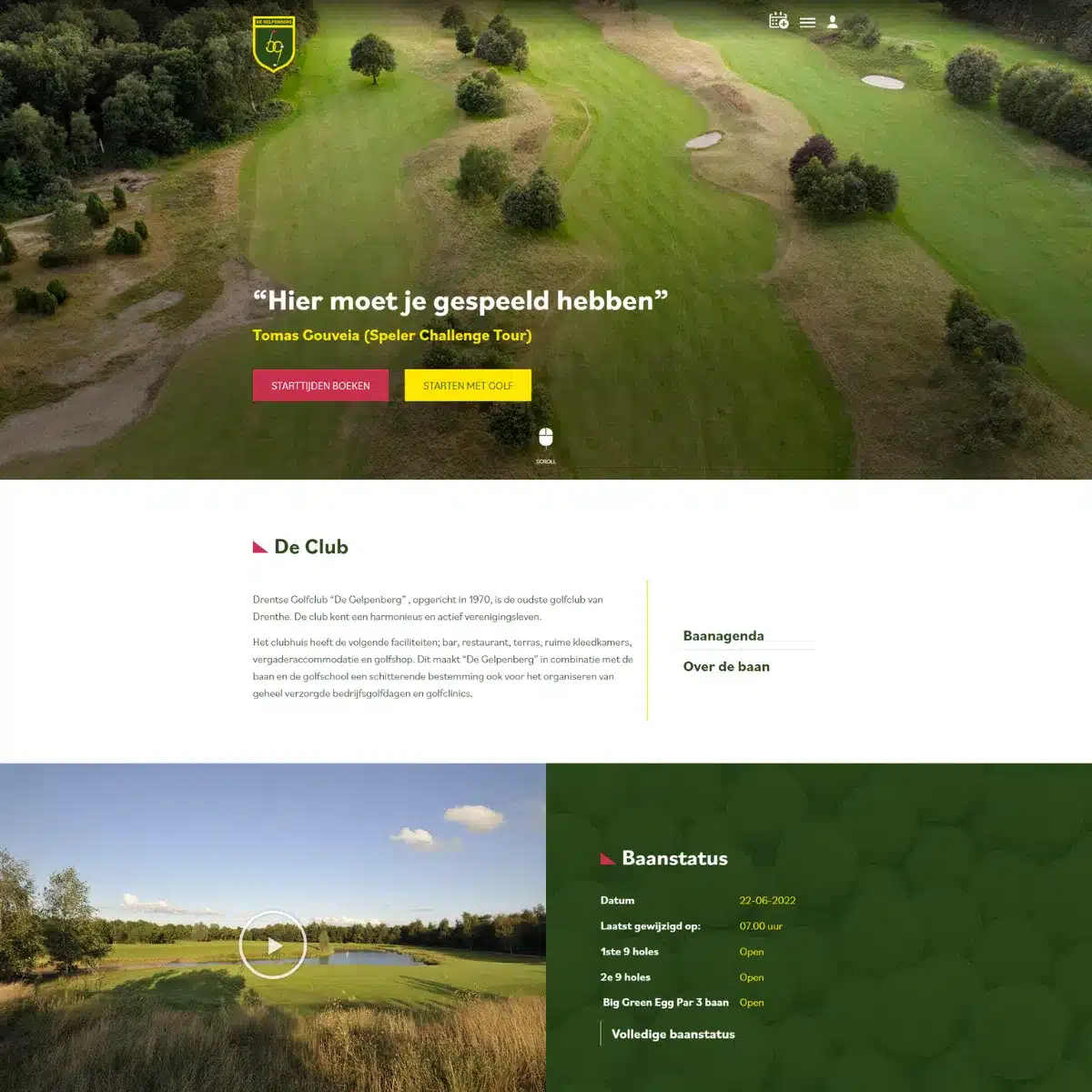 Ontwikkeling website DGC de Gelpenberg