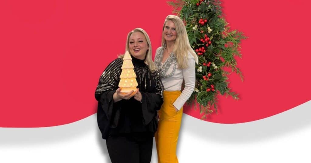 Team marketing in kerstsfeer bij We'R Media